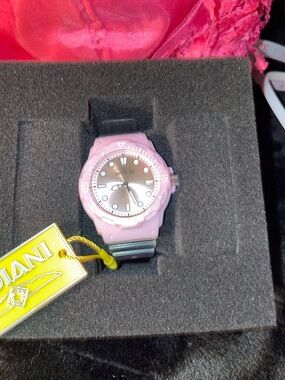 Invicta Clear Resin Strap Watch with Silver Buckle